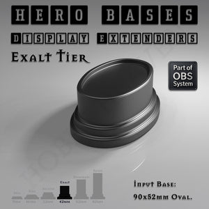 Hero Bases Display Extenders | Convert Gaming Bases to Display Bases & Plinths