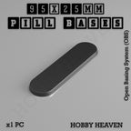 Pill Bases Range - 3d Print Full Range Tabletop Games