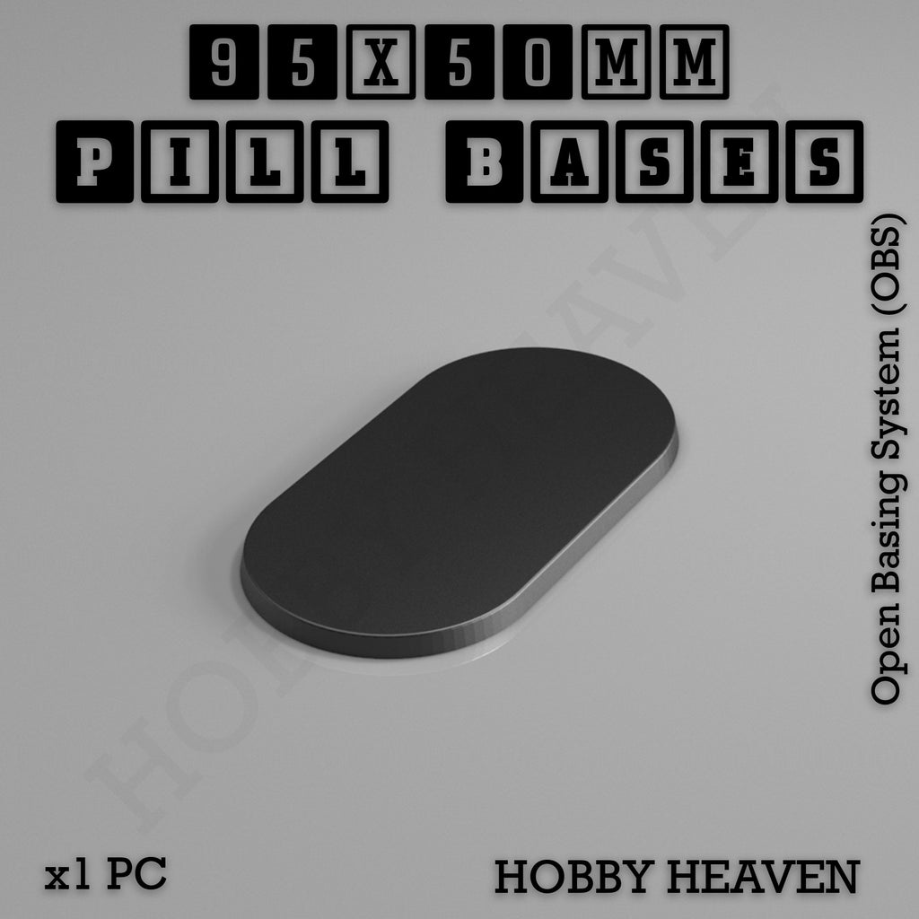 Pill Bases Range - 3d Print Full Range Tabletop Games