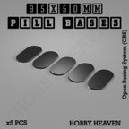 Pill Bases Range - 3d Print Full Range Tabletop Games
