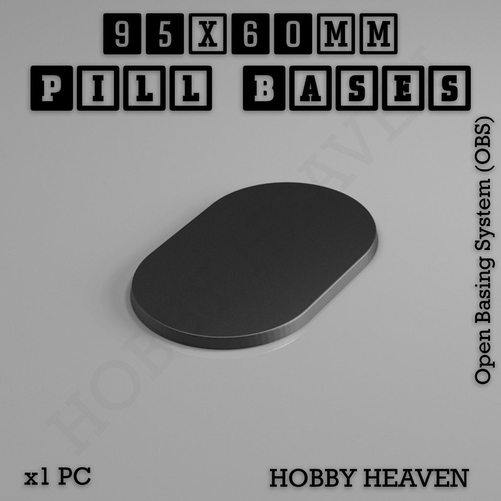 Pill Bases Range - 3d Print Full Range Tabletop Games