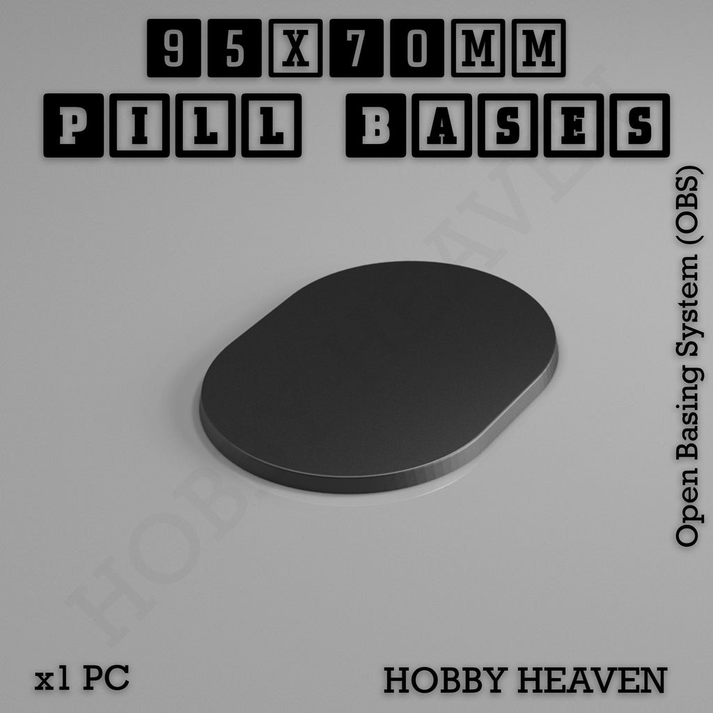 Pill Bases Range - 3d Print Full Range Tabletop Games