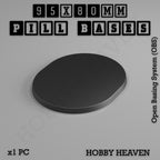 Pill Bases Range - 3d Print Full Range Tabletop Games