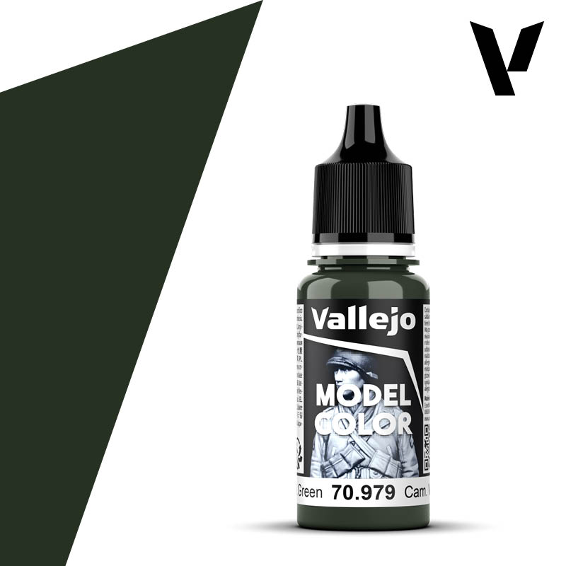 Vallejo German Cam Dark Green Model Color 70.979