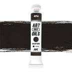 Abteilung 502 Sepia AKABT002, a 20ml oil paint tube shown upright.