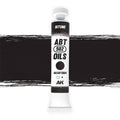 Abteilung 502 Bitume AKABT004 20ml oil paint tube standing upright on a white background