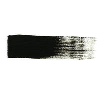 A smooth brush stroke of AKABT005 Smoke Oil Paint on a white background, demonstrating its realistic smoke color and matte finish for creating exhaust and soot effects in scale modeling
