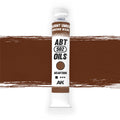 Abteilung 502 Burnt Umber Brown Wash AKABT006 20ml oil paint tube upright on a white background
