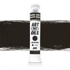 Abteilung 502 Cassel Earth Shadow Brown AKABT015 20ml oil paint tube upright on white