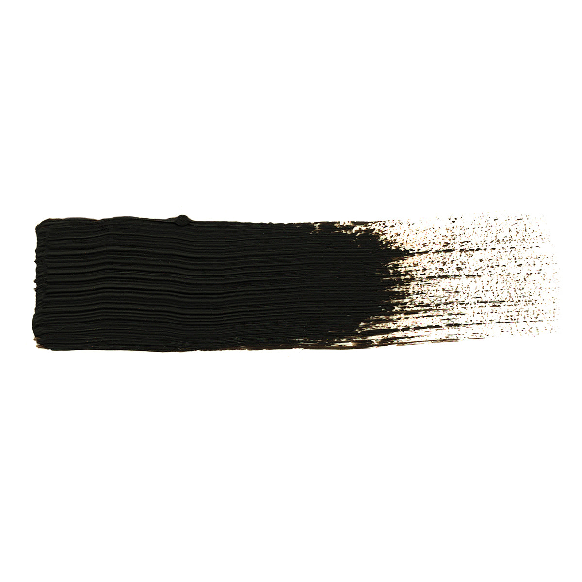 Horizontal brush-stroke swatch of Abteilung 502 Cassel Earth showing a neutral dark brown