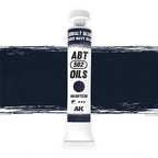 Abteilung 502 Cobalt Blue Faded Navy Blue AKABT030 20ml oil paint tube upright on white