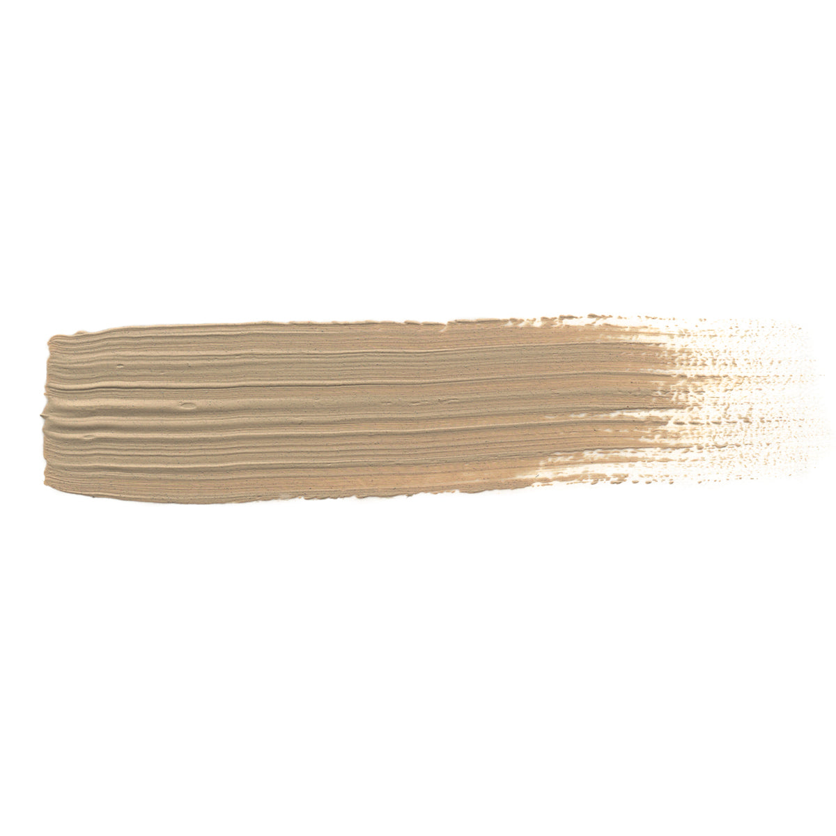 Horizontal brush-stroke swatch of Abteilung 502 Buff showing a pale sandy buff tone