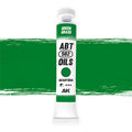 AK Interactive Abteilung 502 Green Grass Oil Paint AKABT094 bottle showcasing its vibrant, natural green color on a clean white background