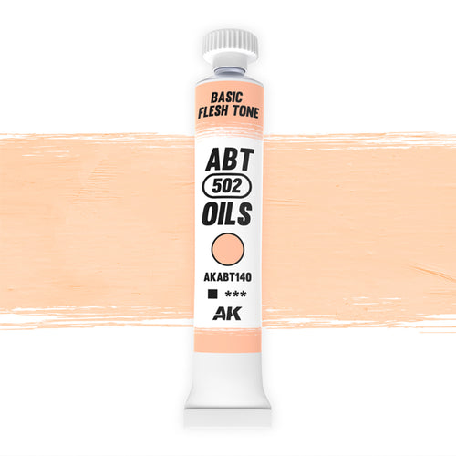 Abteilung 502 Basic Flesh Tone AKABT140, a 20ml oil paint tube shown upright.