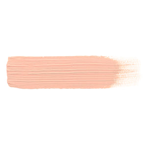 A smooth brush stroke of AKABT140 Basic Flesh Tone Oil Paint on a white background, demonstrating its realistic and versatile flesh tone perfect for creating a wide range of skin effects in figure painting