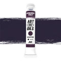  AK Interactive Abteilung 502 Permanent Violet Oil Paint AKABT555 bottle showcasing its rich, deep violet color on a clean white background