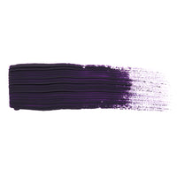 A smooth brush stroke of AKABT555 Permanent Violet Oil Paint on a white background, demonstrating its saturated, versatile violet tone perfect for creating depth and subtle effects in scale modeling
