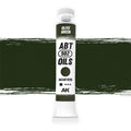 AK Interactive Abteilung 502 Olive Green Oil Paint AKABT615 bottle showcasing its authentic military olive green color on a clean white background