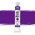 AK Interactive Abteilung 502 Purple Oil Paint AKABT620 bottle showcasing its rich, dark magenta color on a clean white background