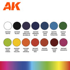 AK Interactive Basic Starter Set - 14 Colous By Jose Davinci AK11775 - Hobby Heaven