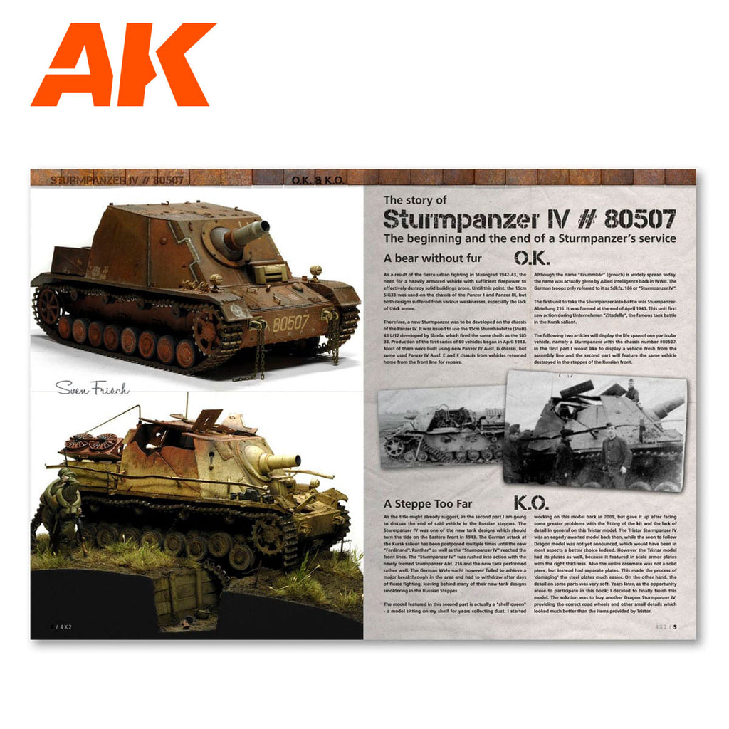 AK Interactive 4X2 Modelling Book — English Edition