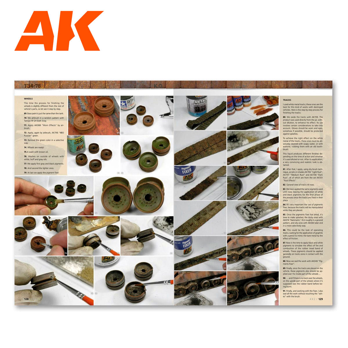 AK Interactive 4X2 Modelling Book — English Edition
