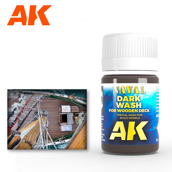 Ak Interactive Dark Wash for Wood Deck AK301 - Hobby Heaven