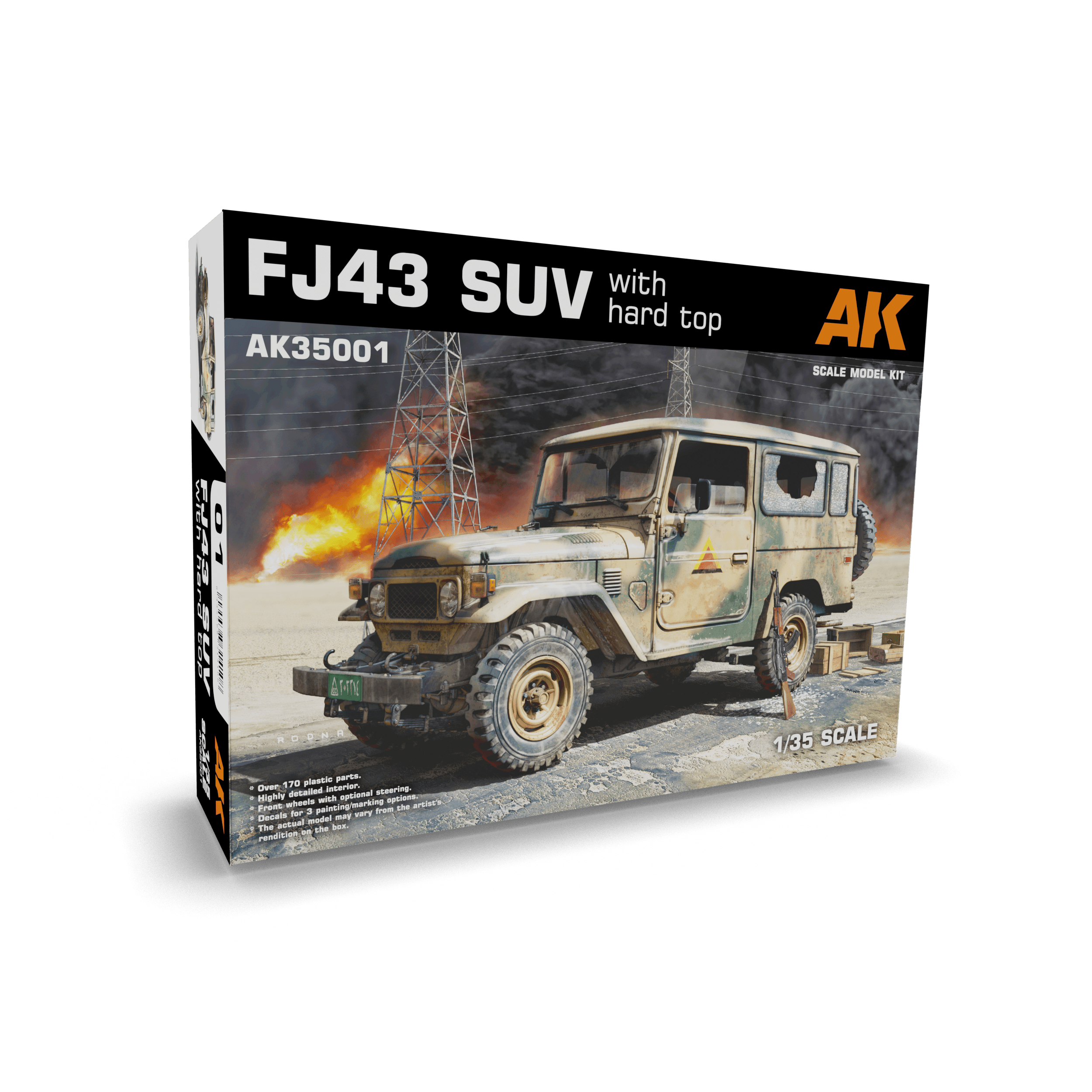 AK Interactive FJ43 SUV With Hard Top 1/35 Scale AK35001 - Hobby Heaven