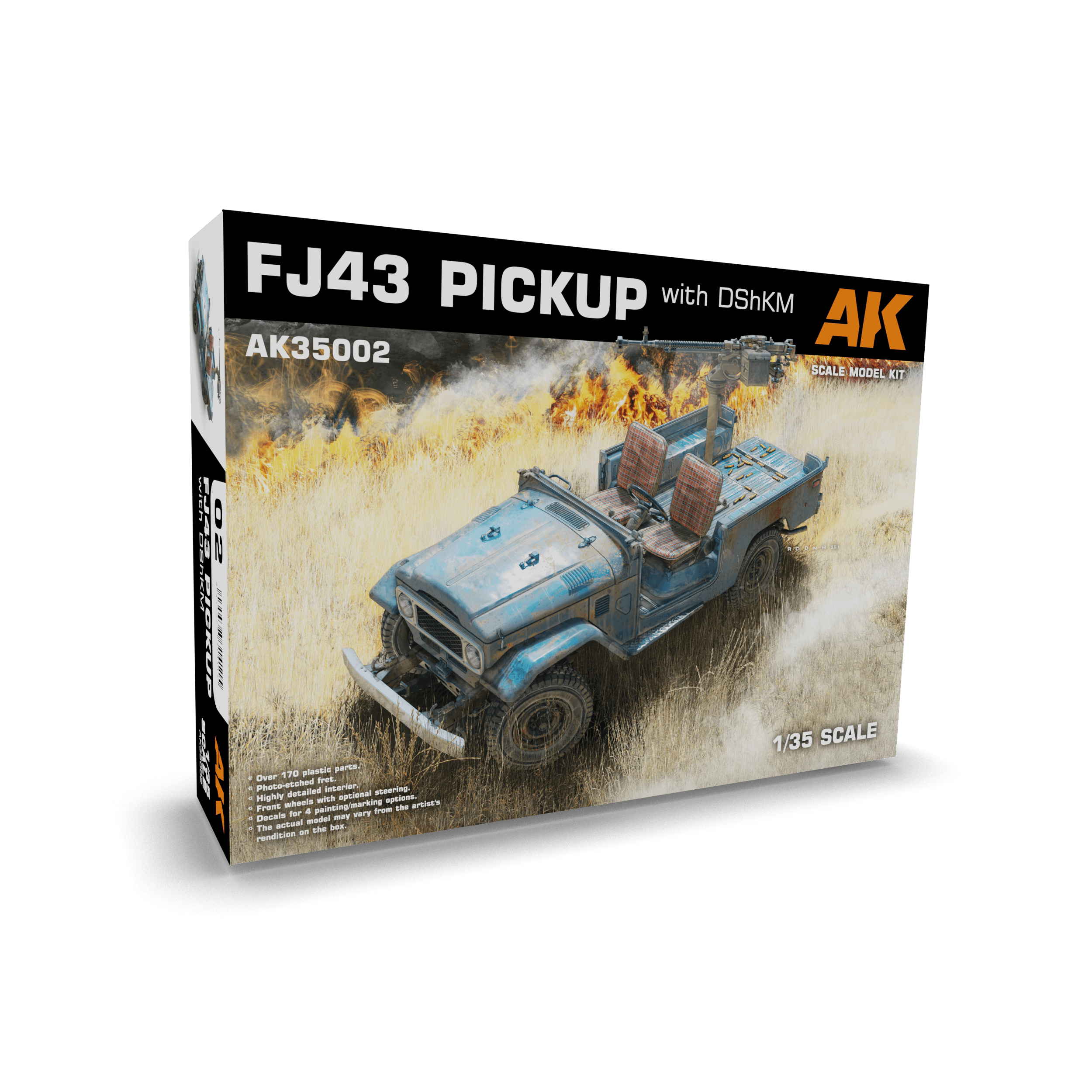 AK Interactive FJ43 Pickup With DSHKM 1/35 Scale AK35002 - Hobby Heaven