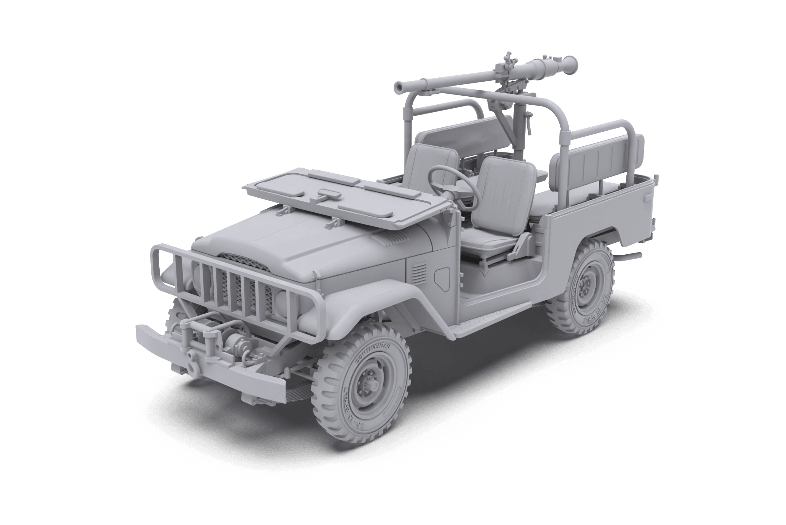 AK Interactive FJ43 Pickup With SPG-9 Recoiless Gun 1/35 AK35003 - Hobby Heaven
