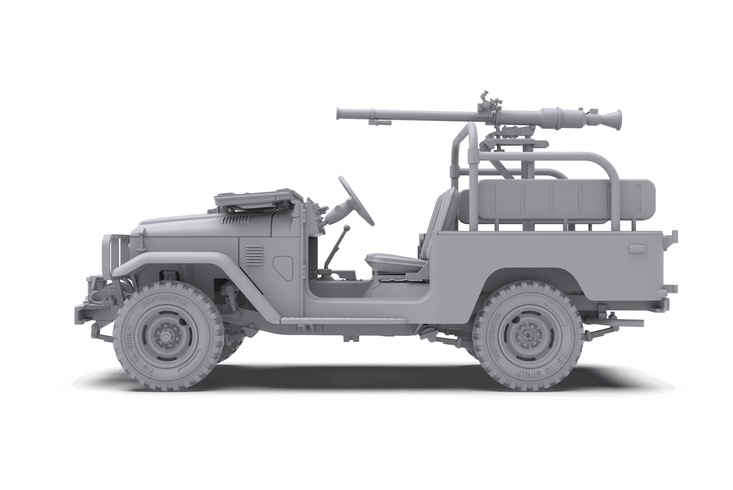 AK Interactive FJ43 Pickup With SPG-9 Recoiless Gun 1/35 AK35003 - Hobby Heaven