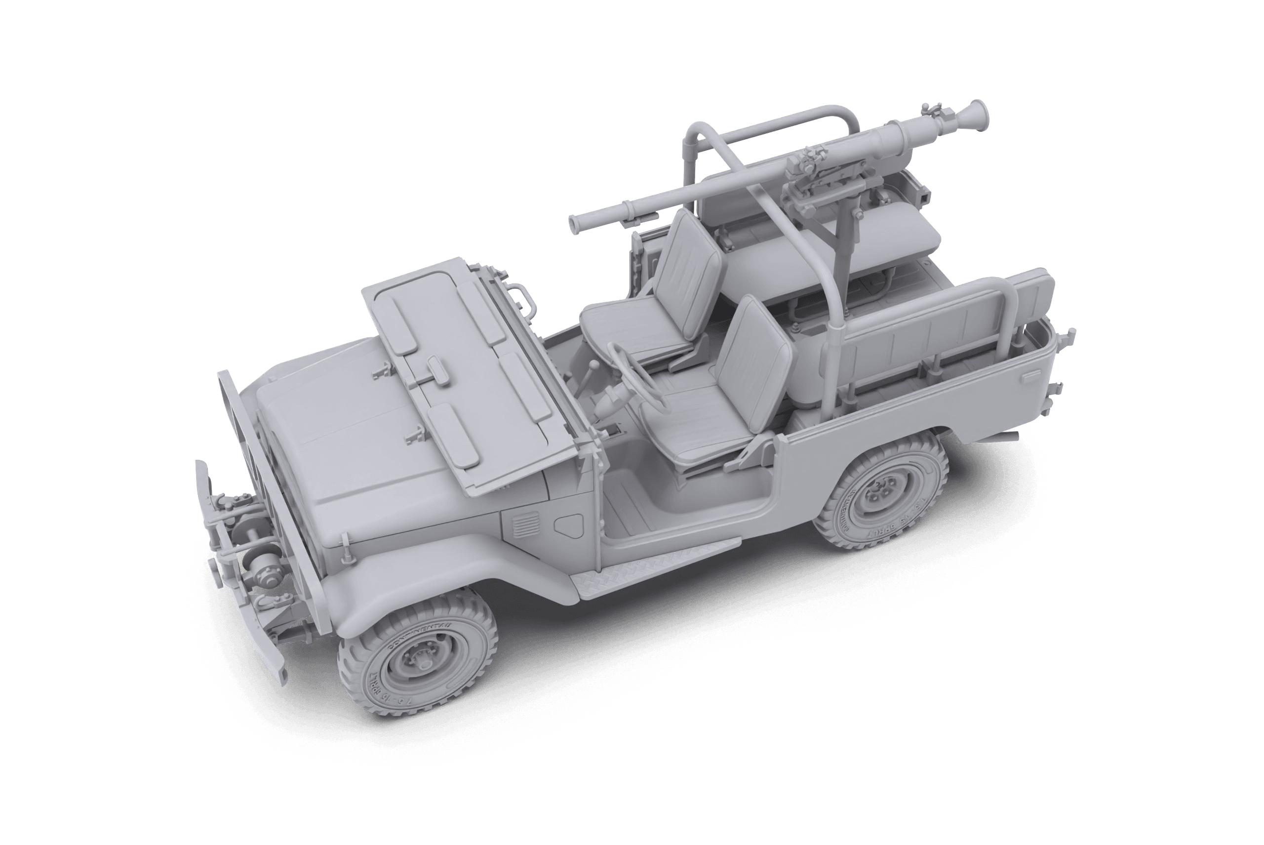 AK Interactive FJ43 Pickup With SPG-9 Recoiless Gun 1/35 AK35003 - Hobby Heaven