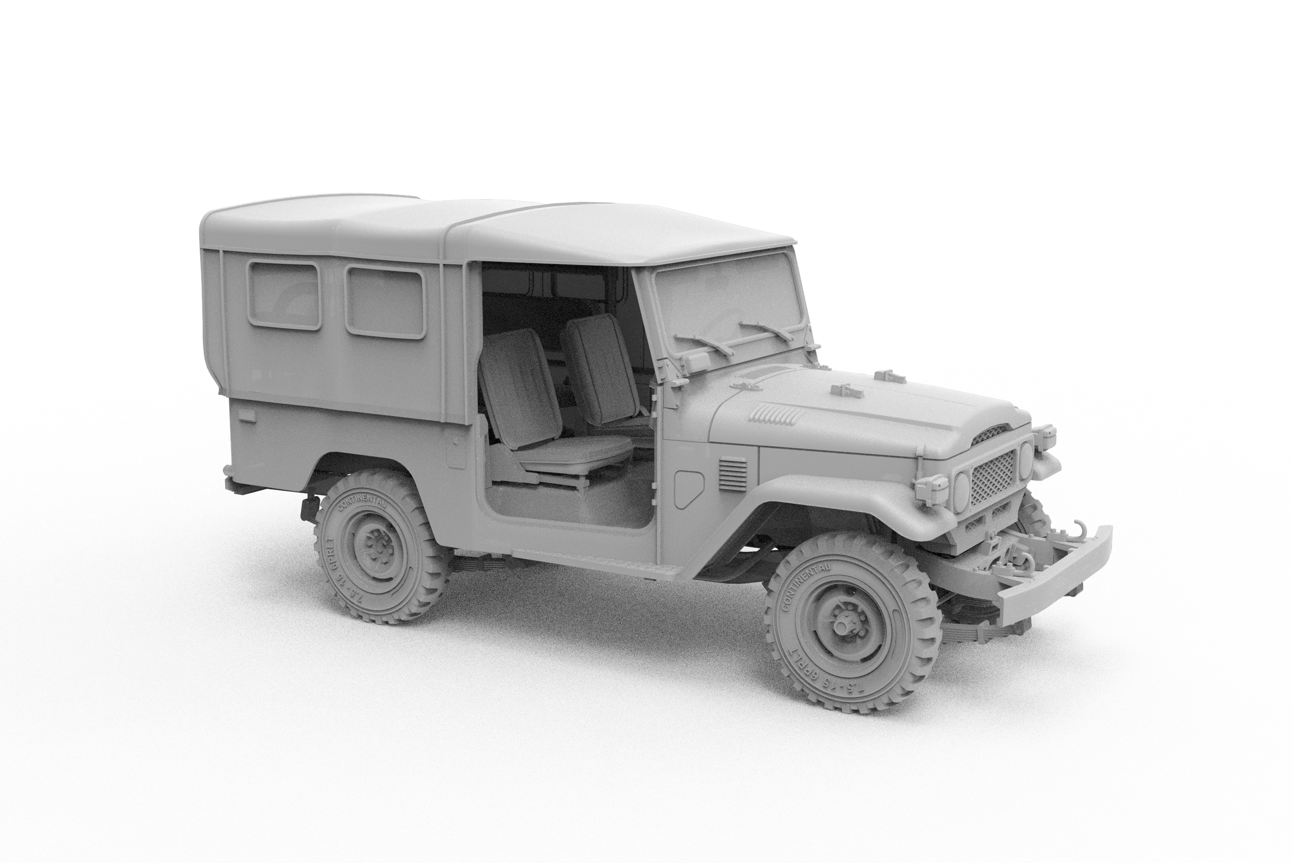AK Interactive FJ43 SUV With Soft Top IDF And LAF 1/35 Scale AK35004 - Hobby Heaven