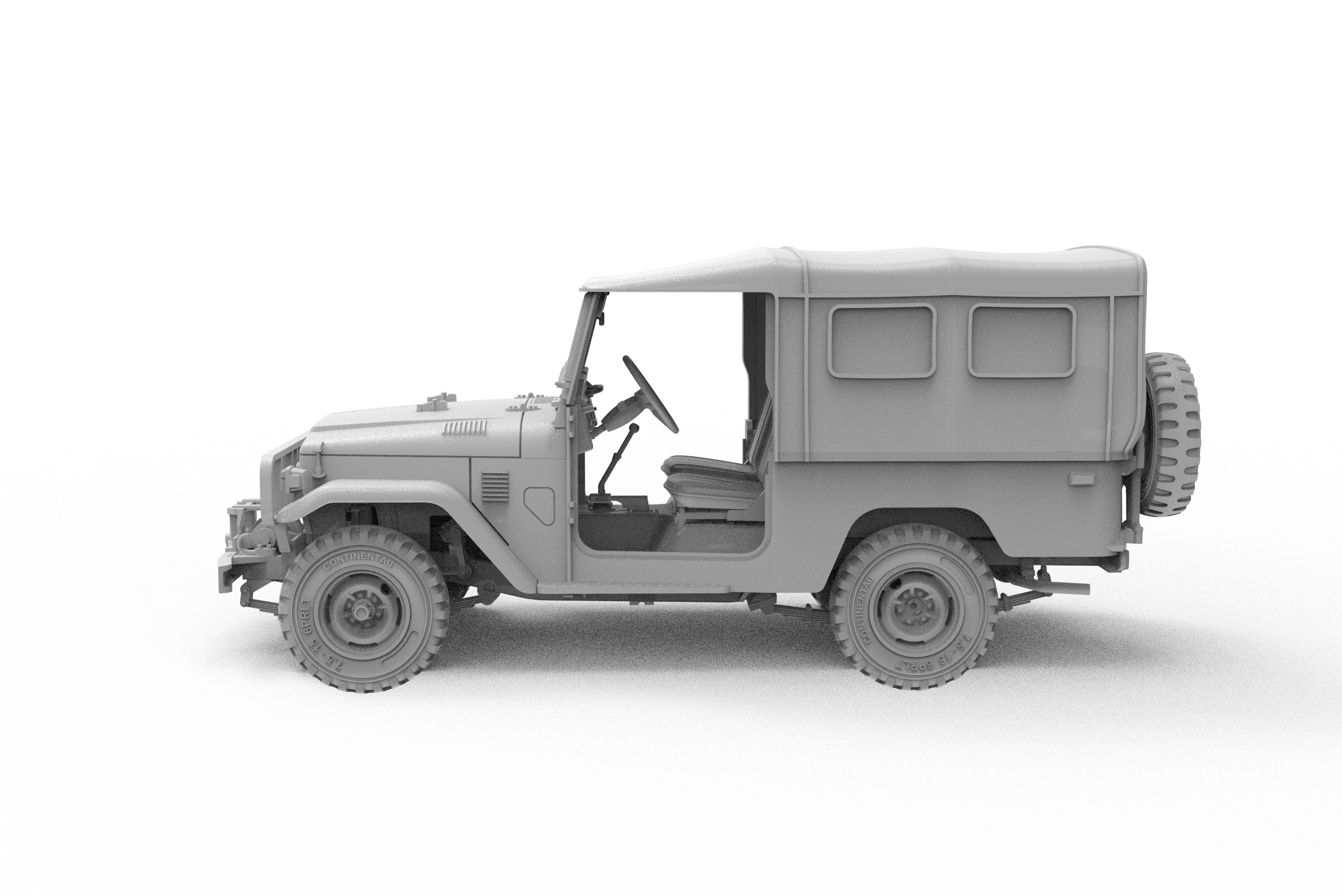 AK Interactive FJ43 SUV With Soft Top IDF And LAF 1/35 Scale AK35004 - Hobby Heaven