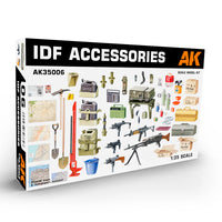 AK Interactive IDF Accessories 1/35 AK35006 Israeli Army Stowage Weapons Diorama
