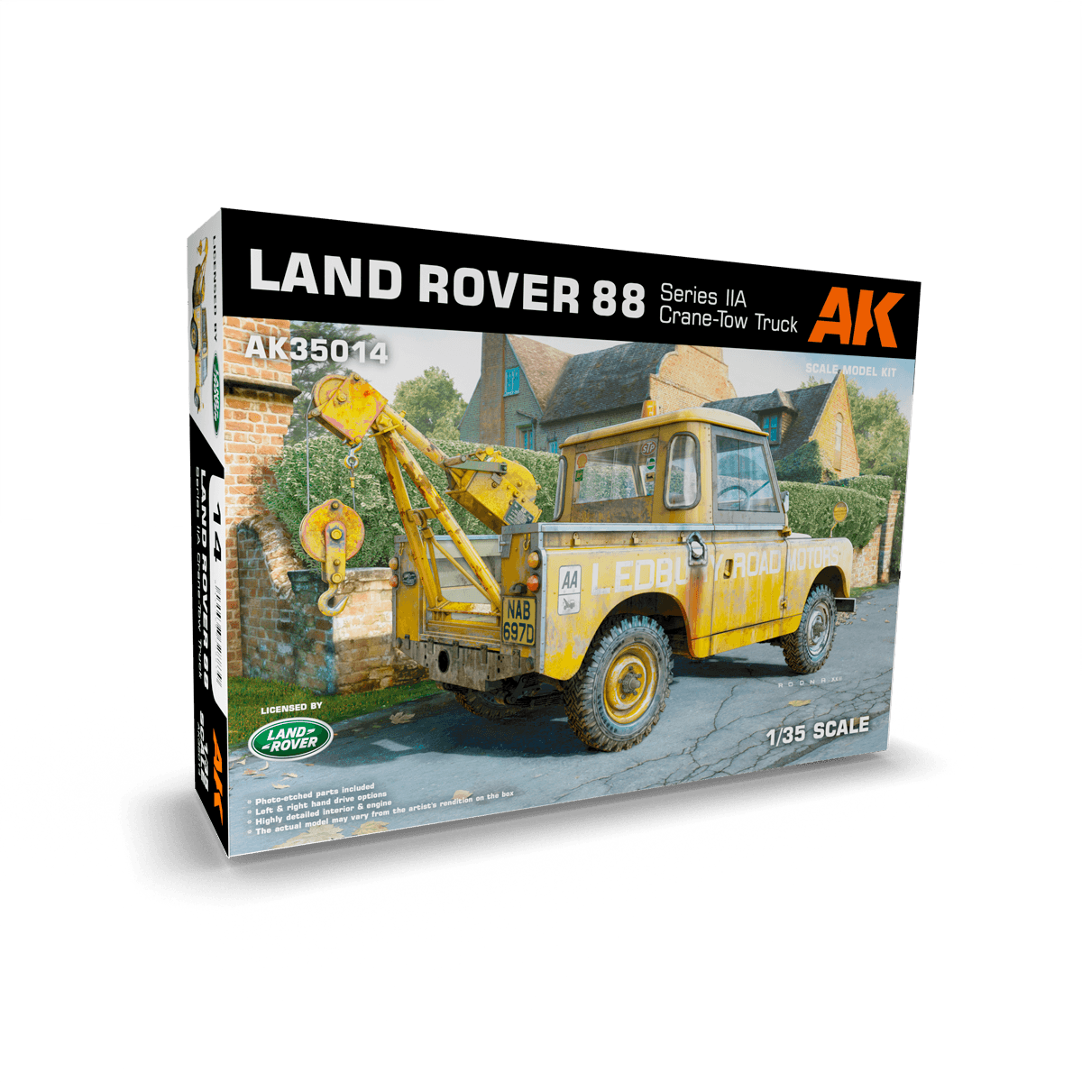 AK Interactive Land Rover 88 Series IIA Crane-Tow Truck 1/35 AK35014 - Hobby Heaven