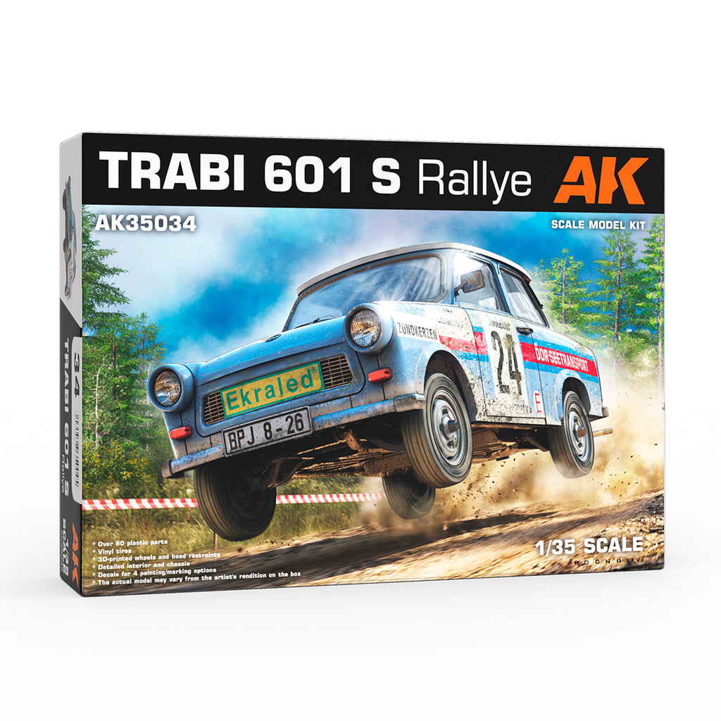AK Interactive Trabant 601 S Rallye 1/35 – Plastic Model Kit (AK35034)