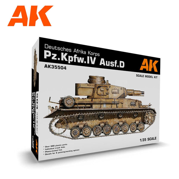 AK Interactive PZ.KZPF.IV Ausf.D Afrika Korps 1/35 Scale AK35504 - Hobby Heaven