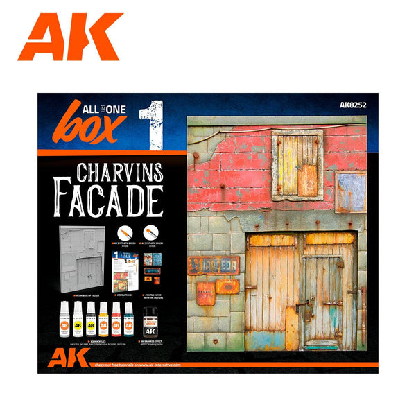 AK Interactive All in One Set Box 1 Charvins Façade AK8252 - Hobby Heaven