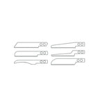 AK Interactive AK9536 Precision Model Saw – Hobby Craft Mini Razor Saw Set (6 Blades)