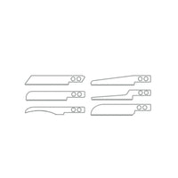 AK Interactive AK9536 Precision Model Saw – Hobby Craft Mini Razor Saw Set (6 Blades)
