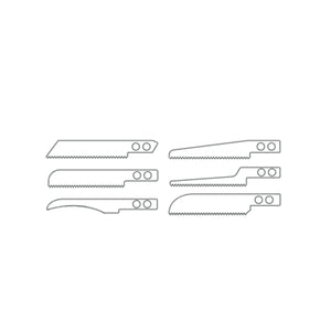 AK Interactive AK9536 Precision Model Saw – Hobby Craft Mini Razor Saw Set (6 Blades)