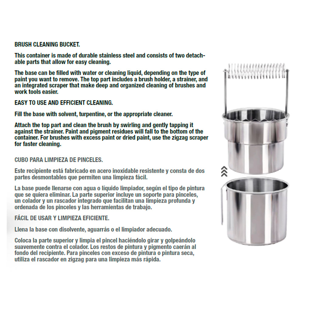 AK Interactive Stainless Steel Paint Brush Cleaner (AK9569)