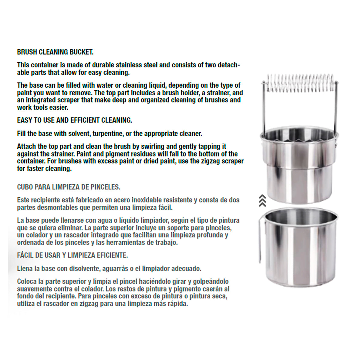 AK Interactive Stainless Steel Paint Brush Cleaner (AK9569)