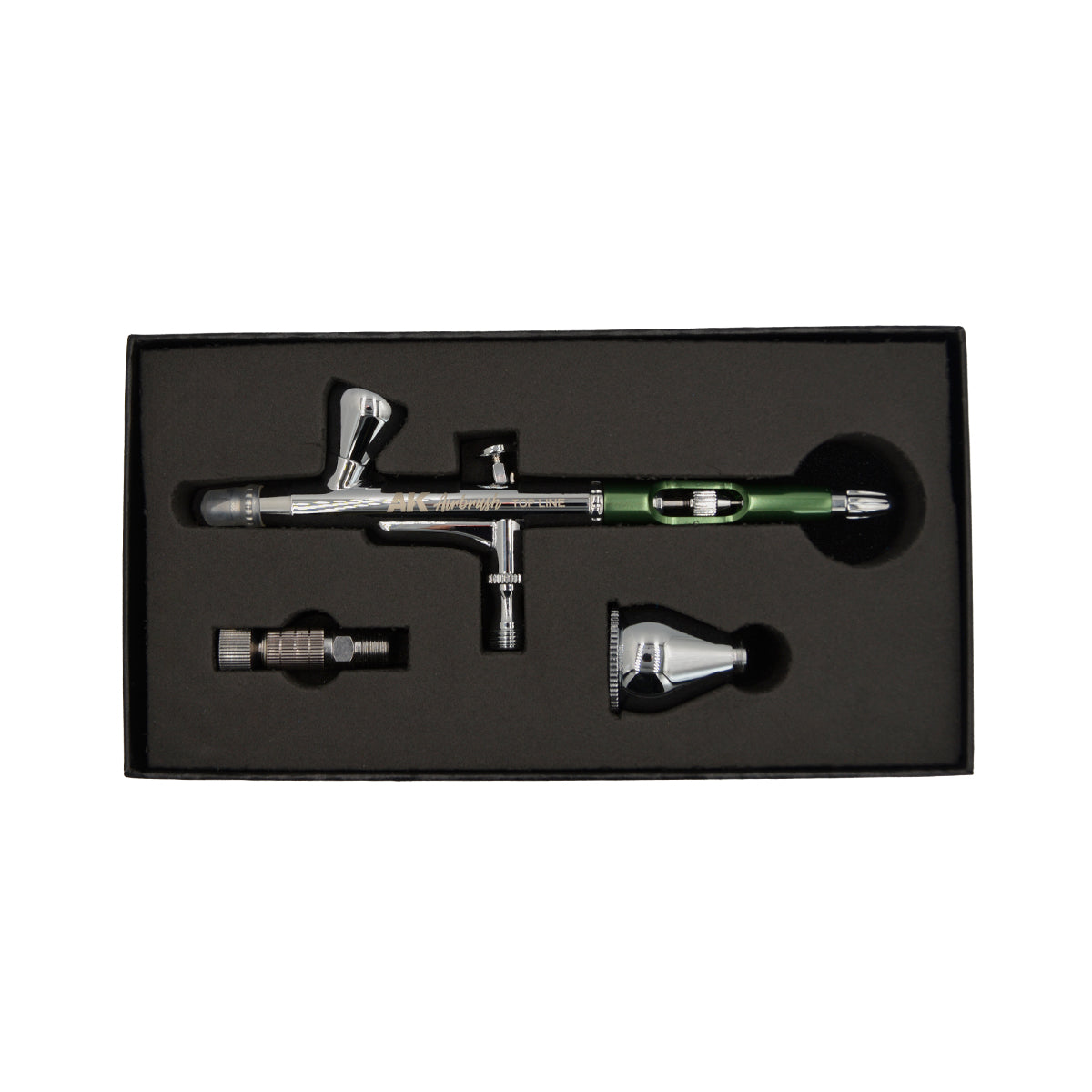 AK Interactive AK9600 Airbrush 0.3mm – Dual Action Gravity Feed Top Line