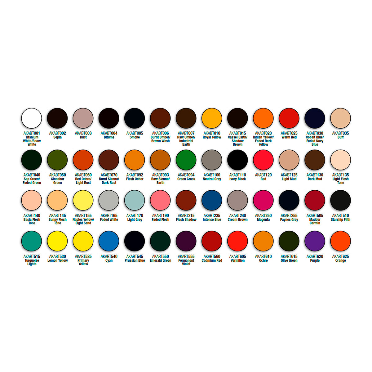 Abteilung 502 ABT 502 Oils – Full Range 52 x 20ml (AKABT1000)