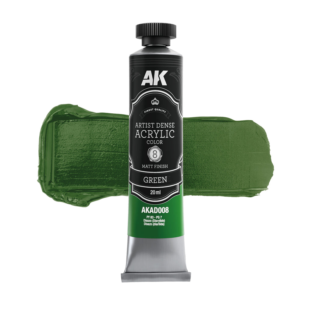 AK Interactive Primary & Secondary Acrylic Paint Set – 6x20ml Tubes | AKAD102