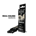 AK Interactive Real Colors Markers Wheels Set RCM102 box containing three acrylic modelling paint markers