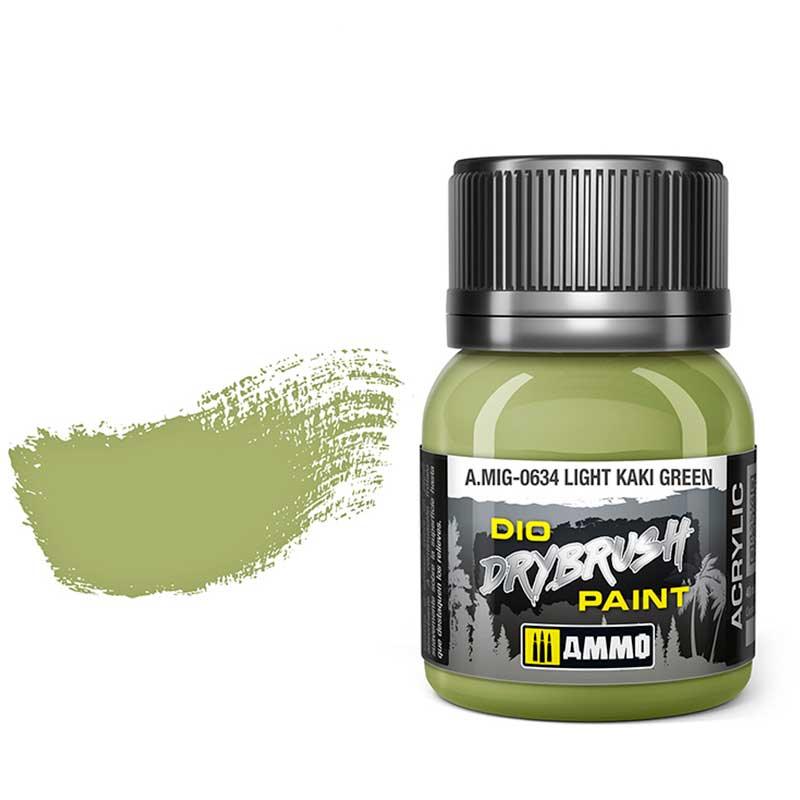 AMMO by MIG Drybrush Drybrush Light Khaki MIG0634 - Hobby Heaven