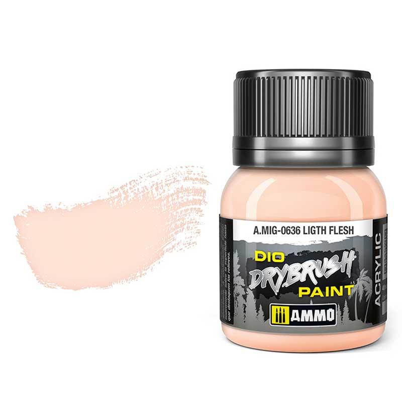 AMMO by MIG Drybrush Light Flesh MIG0636 - Hobby Heaven